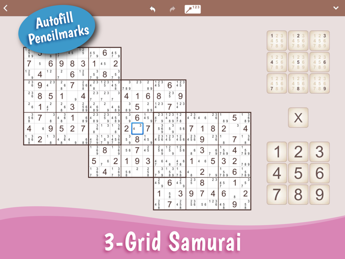 MultiSudoku Samurai Puzzles