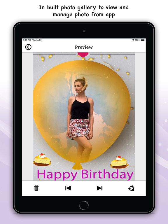 Birthday Photo Frame & Stickerのおすすめ画像7