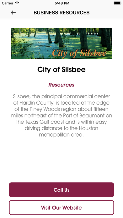 Silsbee Chamber Screenshot