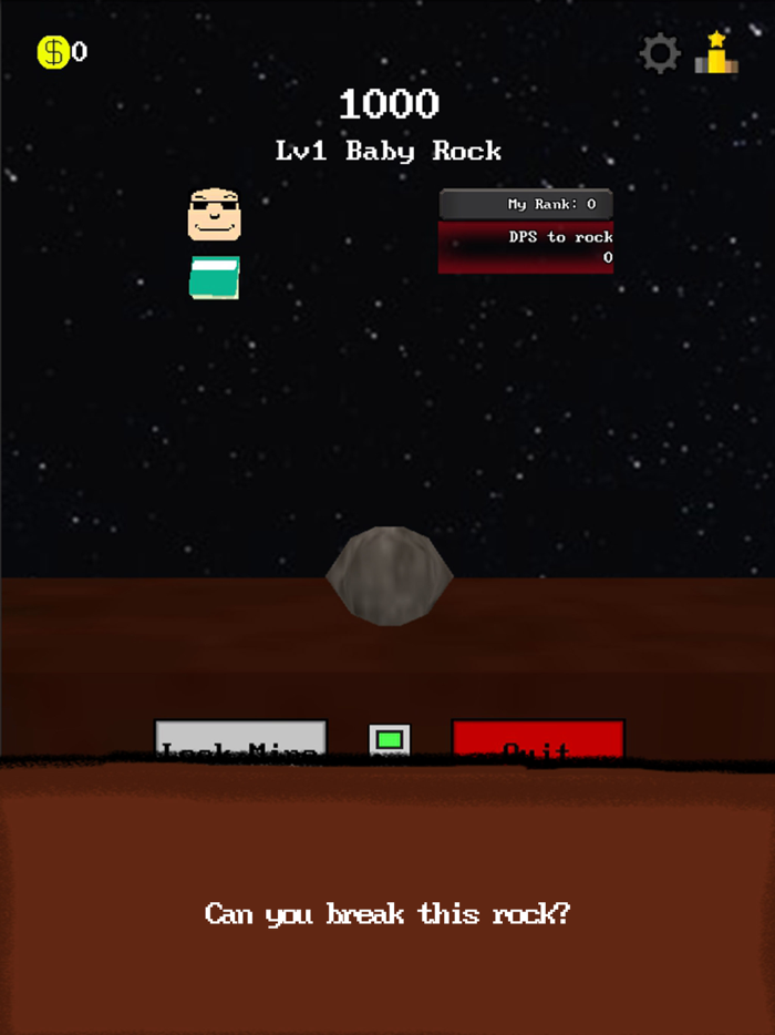 Break The Rock Clicker Game
