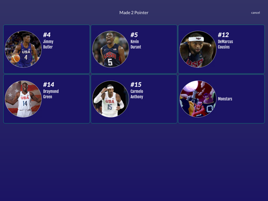 Easy Stats for Basketball iPad screenshot 2 - Sports app