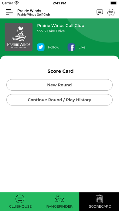 Prairie Winds Golf Club Screenshot