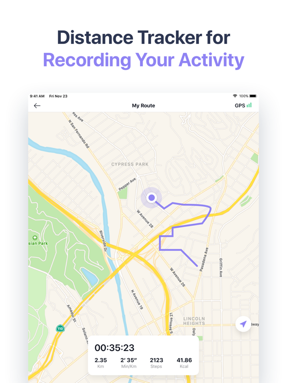 Organic Walk: Indoor Walking iPad screenshot 4 - Health & Fitness app