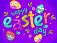 Happy Easter Stickers and Emojis