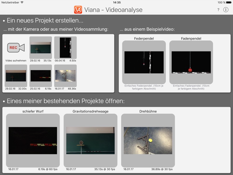 Viana - Videoanalyse