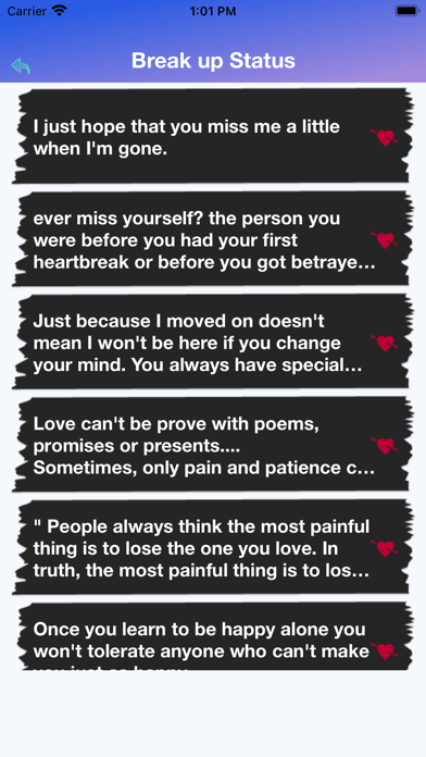 Love Quotes Status For Lovers Screenshot