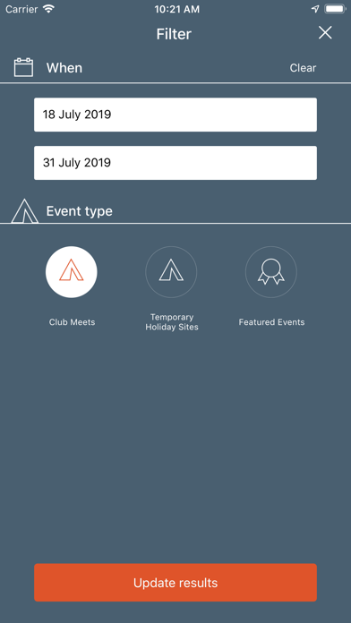 Out & About – Social Camping Screenshot