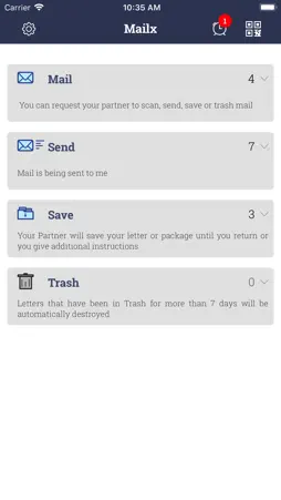 Mailx Express screenshot 1