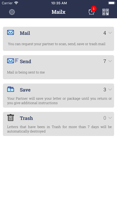 Mailx Express Screenshot