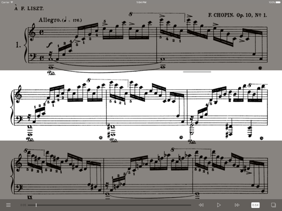Chopin Études - SyncScore iPad app afbeelding 4