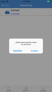 izip pro - zip unzip unrar iphone capturas de pantalla 2