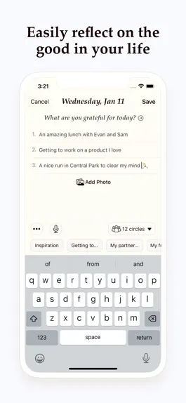 Game screenshot Gratitude Plus – Journal apk