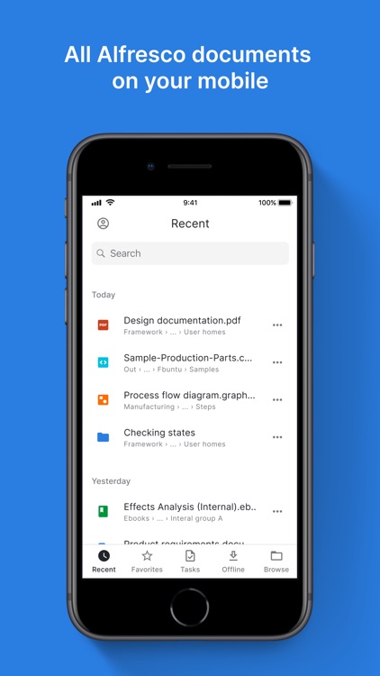 Alfresco Mobile Workspace