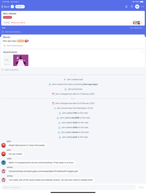 Ora - Tasks & Collaboration screenshot 4