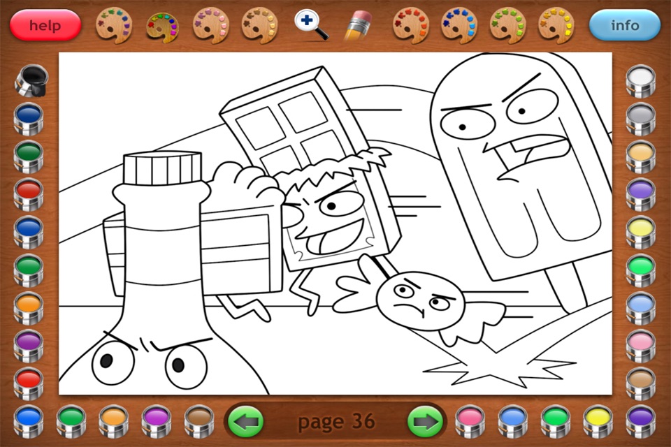 Eating Healthy Coloring Book screenshot 4