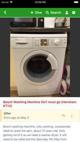 Trash Nothing + Freecycle screenshot