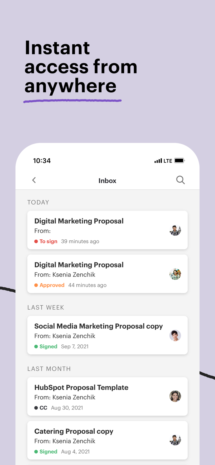 PandaDoc - Create and Send docs