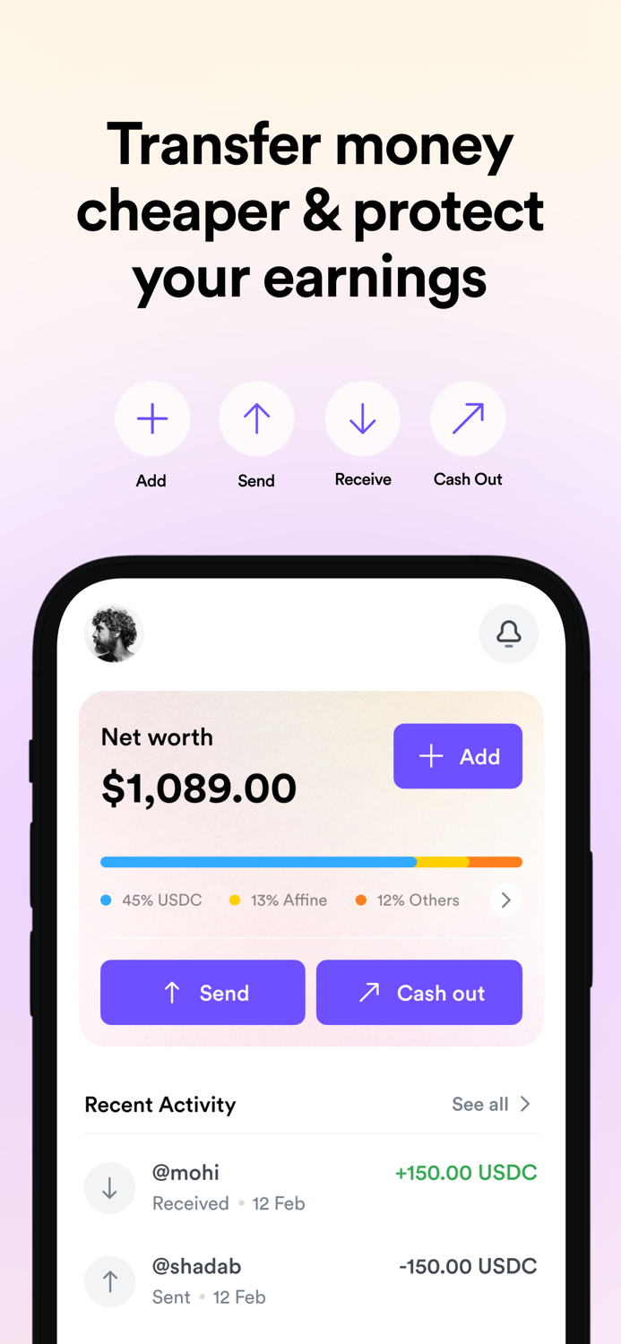 Wind.app Borderless Transfers