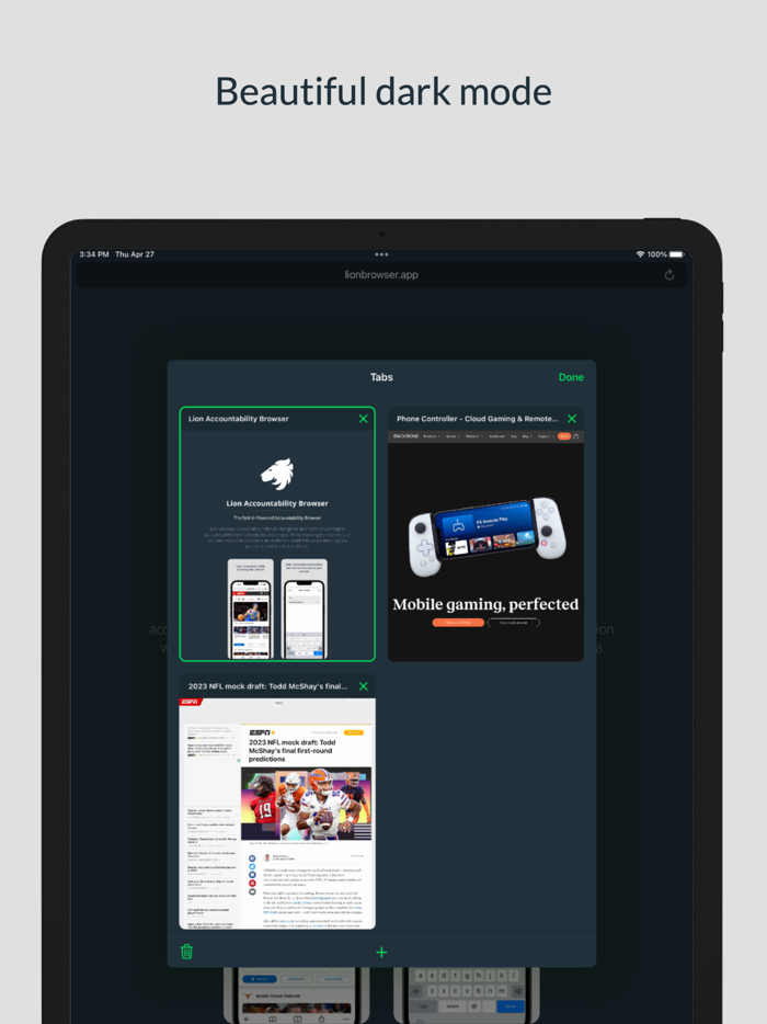 Lion Browser Block and Monitor