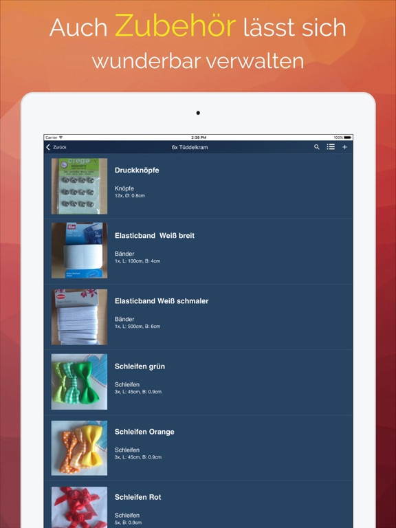 Screenshot #6 pour Stofflager und mehr...