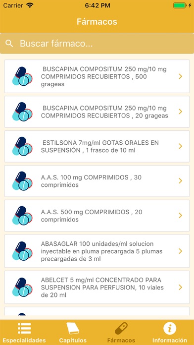 Médico de Urgencias iPhone screenshot 4 - Medical app