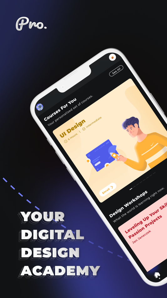 #1. ProApp: Online Design Courses (iOS) 由: Proapp Pte. Ltd.