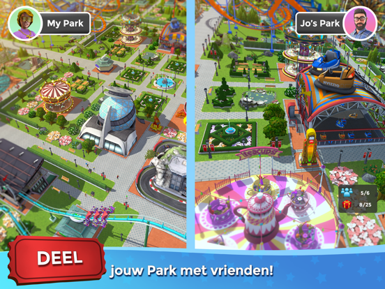 RollerCoaster Tycoon® Touch™ iPad app afbeelding 6