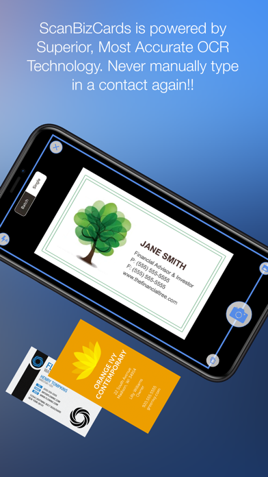 ScanBizCards Business Card Reader screenshot 2
