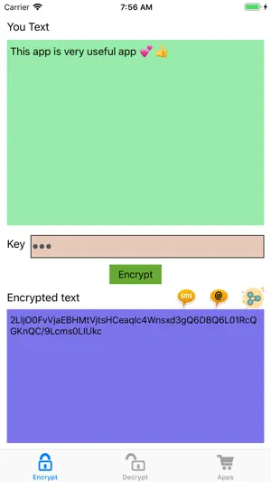 Secure Message and Text screenshot 1