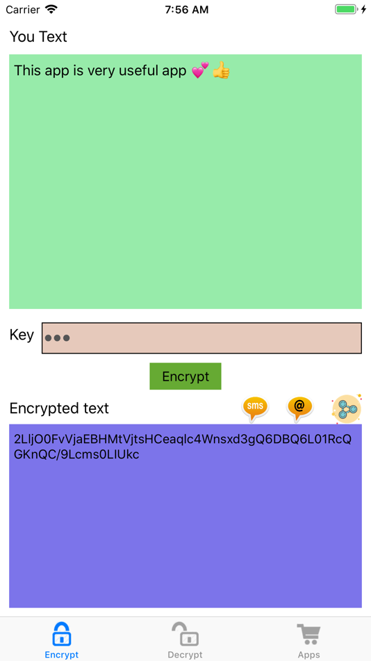 Secure Message and Text - 2.0 - (iOS)