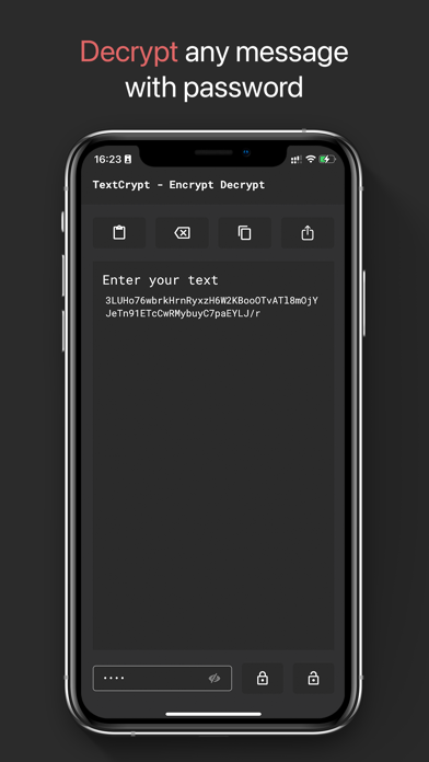 TextCrypt - Encrypt & Decrypt Screenshot