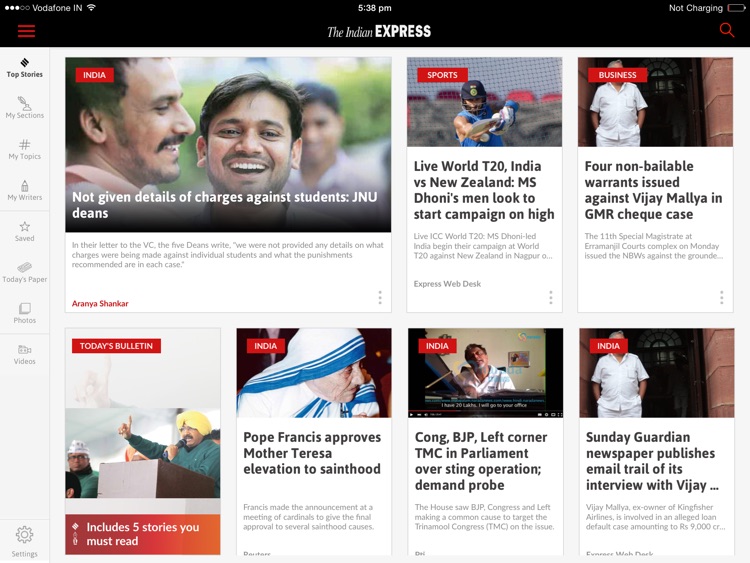 The Indian Express for iPad