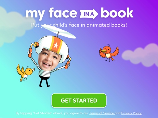 Face in a Book iPad screenshot 1 - Education app