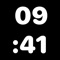 Icon Big Digital Clock Widget