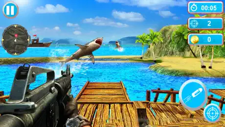 Simulador de caza de tiburón