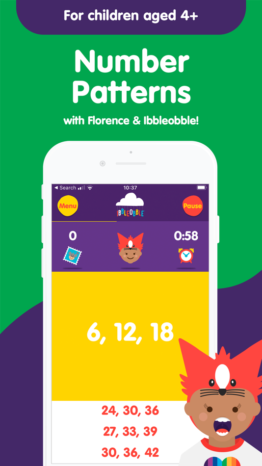 #2. Number Sequences : Ibbleobble (macOS) 게시자: KidDotCo
