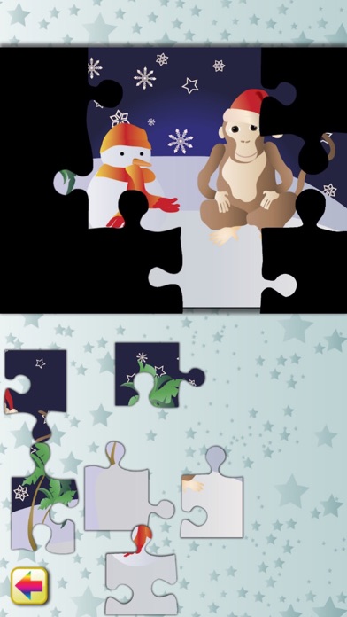 Xmas Jigsaw Puzzle Game Jungle Screenshot