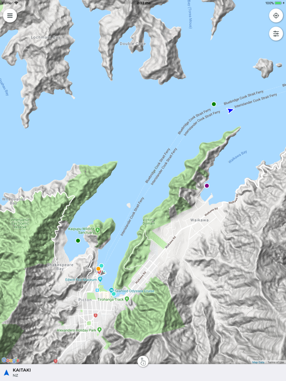Cruise Guide for Marlborough iPad screenshot 5 - Navigation app