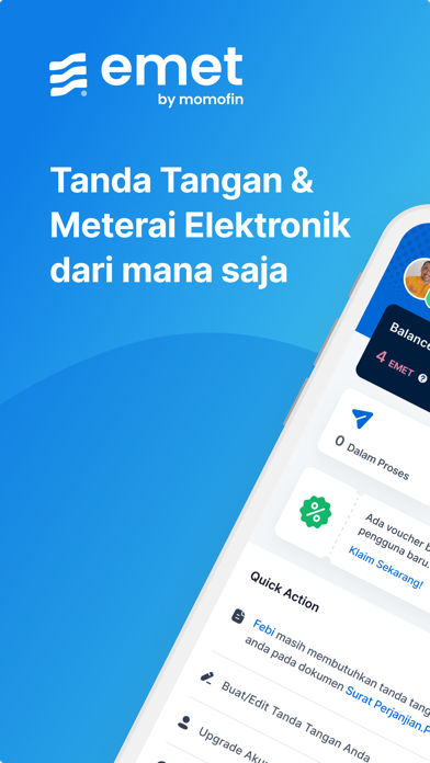 eMET - Meterai & Tanda Tangan Screenshot
