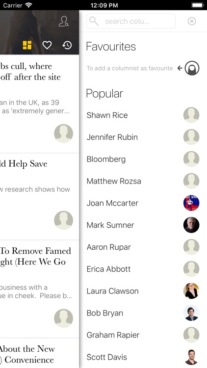 Opinions and Columnists