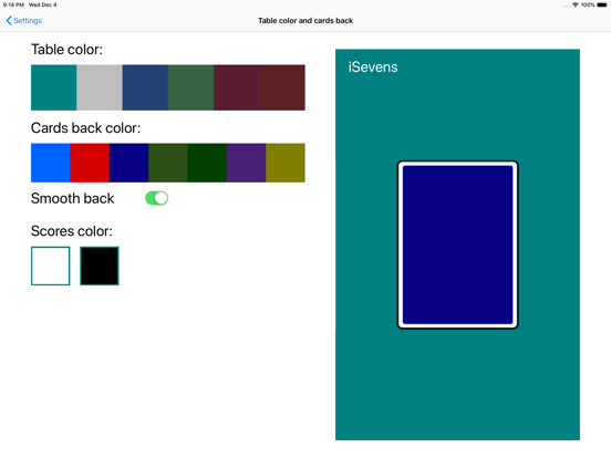 i.Sevens iPad screenshot