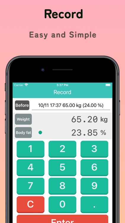 Simple Body Scale -BodyMate-