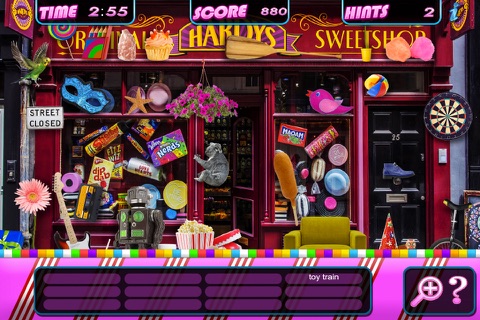 Hidden Objects Candy Shop Seek screenshot 2