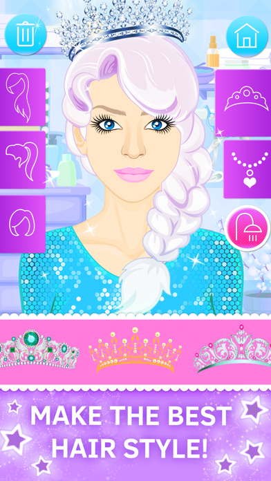 Screenshot #1 pour Princesse salon de beauté pour fille