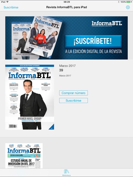 Revista InformaBTL para iPad