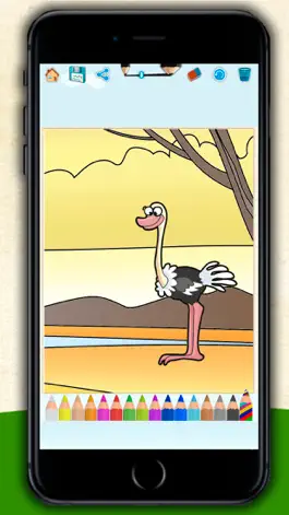 Game screenshot Животные раскраски книги - краски рисунки hack
