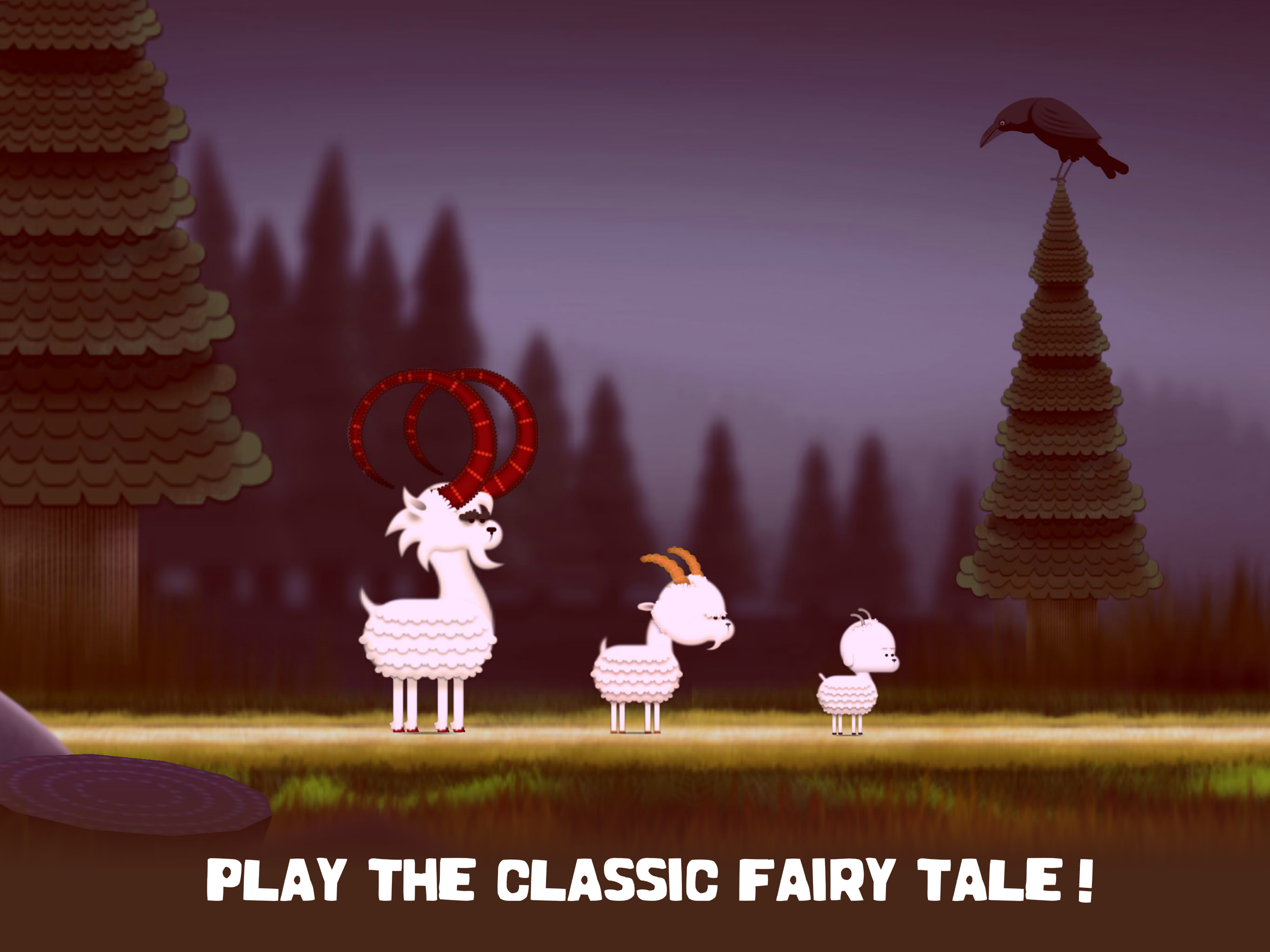 The three Billy Goats Gruff
