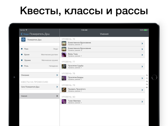 PW для Lineage 2 Classic Lite iPad screenshot 4 - Reference app