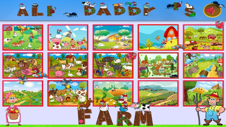 Ali Daddy's Farm Kids - Puzzle Game