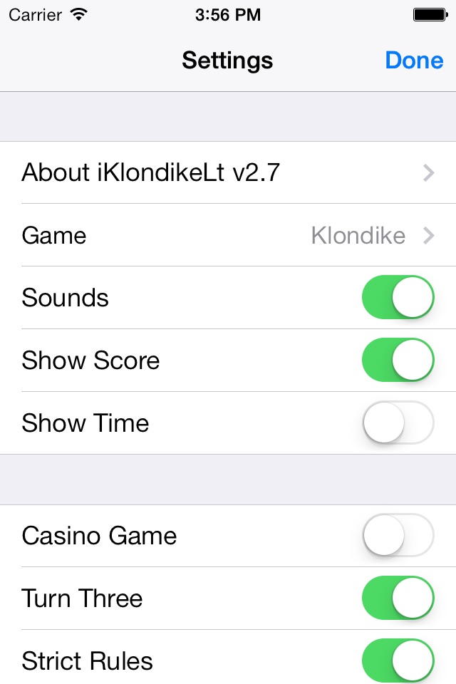 iKlondike Solitaire Lite screenshot 4